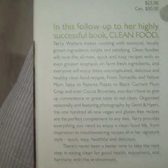 CLEAN START iNSPIRING YOU TO EAT CLEAN AND LIVE WELL 100 GLUTEN & VEGAN RECIPE - Picture 5 of 5